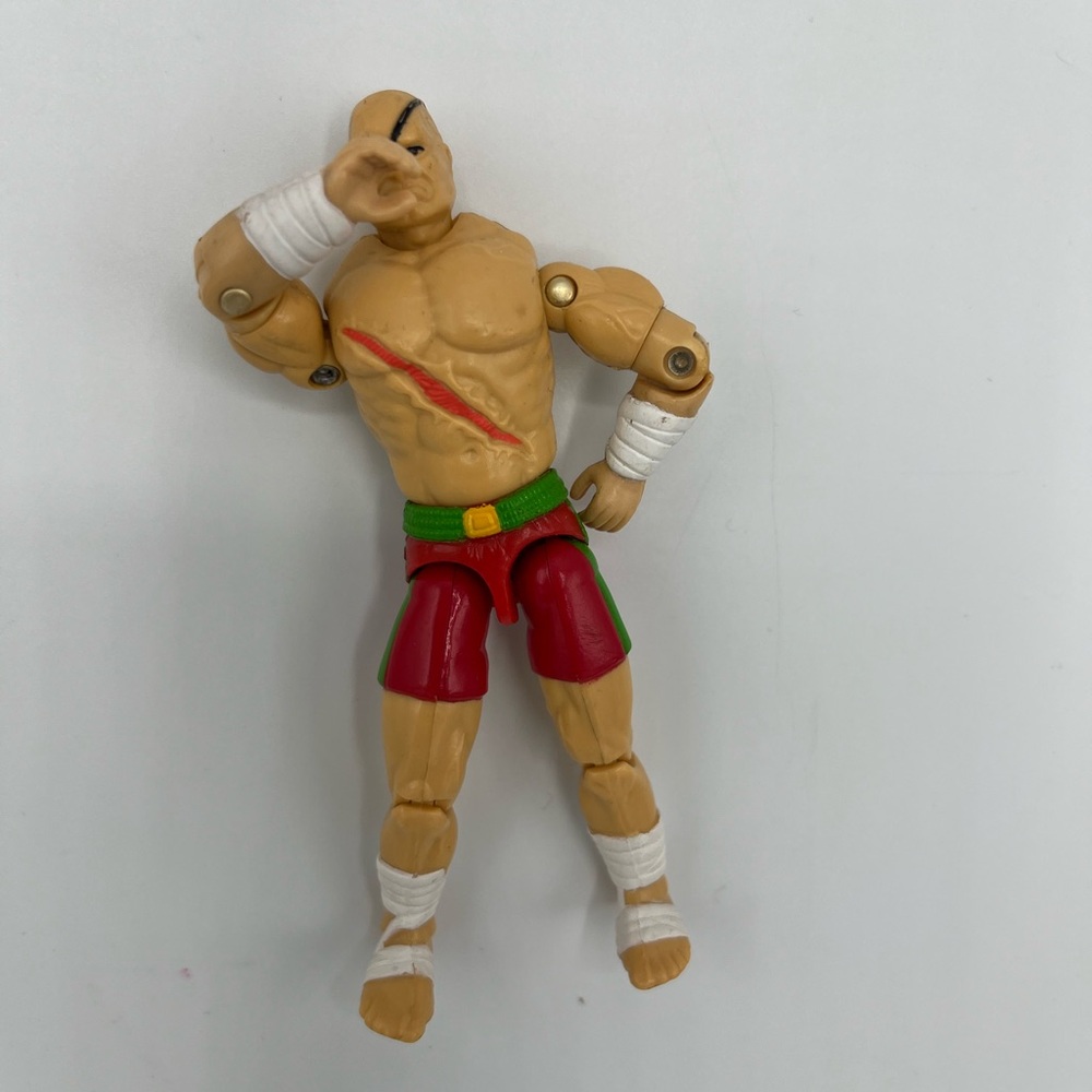 VTG 1993 HAABRO Gi Joe Street Fighter II  Viktor Sagat Red Shorts